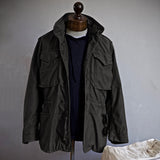 Zip-Up Utility Jacket Men – Matte Finish with Defined Silhouette
