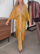 Kindara - Potiskované kimono šaty