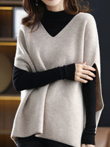 Marcelline – Damen Strickweste mit V-Ausschnitt