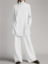 Rebecca – Relaxed Fit Ribbed Womens Loungewear Set