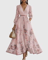 Meira - plisowana sukienka maxi