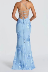 Women's Floral Embroidered Corset Cami Strap Wedding Guest Maxi Dress