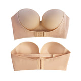 Strapless Underwear Women's Small Chest Thickened Gathered Up