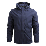 Maeron – Veste de pluie légère avec capuche ajustable pour hommes