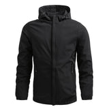 Maeron – Veste de pluie légère avec capuche ajustable pour hommes