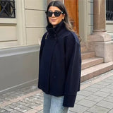 Elise – dámská krátká dvouřadová bunda