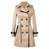 Women's Elegant Casual Long Trench Coat – Lightweight & Comfortable