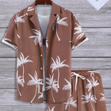 Jorden | Summer Set for Men - Tropical Shirt and Shorts Ensemble 6