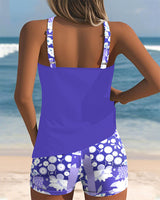 Caelia – Floral Tankini Swim Set Women