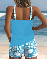 Caelia – Floral Tankini Swim Set Women