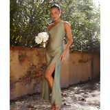 Jocelisse - Elegantné asymetrické dlhé šaty