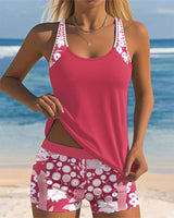Caelia – Floral Tankini Swim Set Women