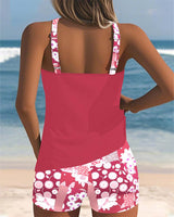 Caelia – Floral Tankini Swim Set Women
