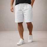 Pánské lněné šortky - Regular Fit prodyšné letní volnočasové