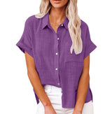 Mariah – Airy Cotton Linen Womens Blouse