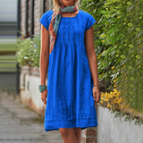 Women's Loose Short-Sleeve Summer Dress