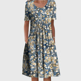 Elegant Dress Covering the Stomach