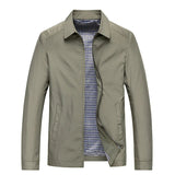 Minimalist Zip-Front Casual Summer Jacket for Men