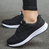 Elirah - Zapatillas casuales para caminar con cordones para mujer