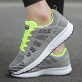 Elirah - Zapatillas casuales para caminar con cordones para mujer