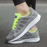 Elirah - Zapatillas casuales para caminar con cordones para mujer
