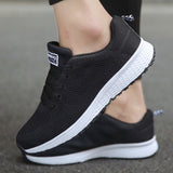 Elirah - Zapatillas casuales para caminar con cordones para mujer