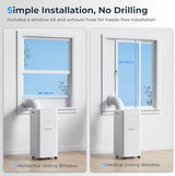 9000 BTU Portable Air Conditioner 3-in-1 Cooling Unit