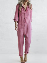 Ležérní overal s dlouhým rukávem