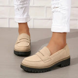 Rose – Damen lässige Loafers mit klobiger Sohle