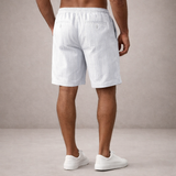 Pánské lněné šortky - Regular Fit prodyšné letní volnočasové