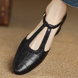 Δερμάτινες Mary Janes