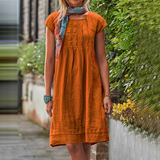 Women's Loose Short-Sleeved Dress