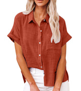 Mariah – Airy Cotton Linen Womens Blouse