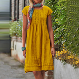 Women's Loose Short-Sleeve Summer Dress