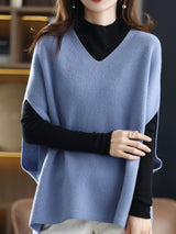 Marcelline – Damen Strickweste mit V-Ausschnitt