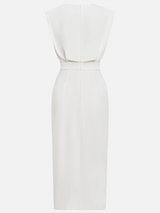 Women's Midi Dress with Relaxed Fit and Versatile Style