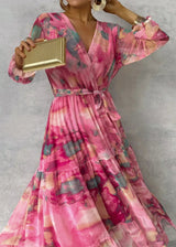 Naomi - Elegantes langes Maxikleid