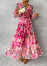 Naomi - Elegantes langes Maxikleid