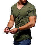 ActiveFit | Men's T-Shirt – V-Neck Design With Breathable Fabric 4