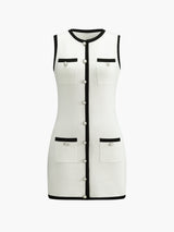 Elegant Sleeveless Mini Dress