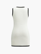 Elegant Sleeveless Mini Dress