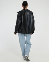 Zeraphine - Chaqueta oversize para mujer