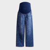 Wide-Leg Maternity Jeans