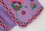 Boho-Style Floral Embroidered Vest with Open Front