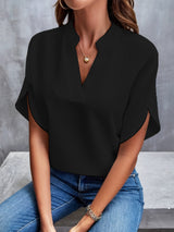 Vivien – Blouse légère drapée pour femme