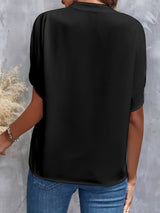 Vivien – Blouse légère drapée pour femme