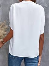 Vivien – Blouse légère drapée pour femme