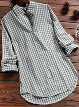 Effortless Women's Blouse With Long Sleeves 10
