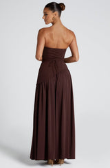Women's Maxi Dress with Slit