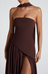 Women's Maxi Dress with Slit